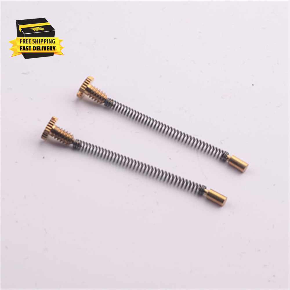 2Pcs Lighter Flints Screw Spring with Base Plate for Lighters Replacement Repair