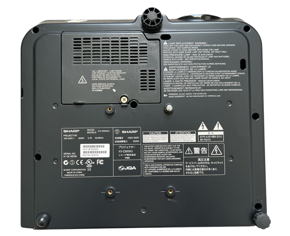 Sharp XV-Z3000U - DLP HDMI Projector - USED/TESTED. Read Description.