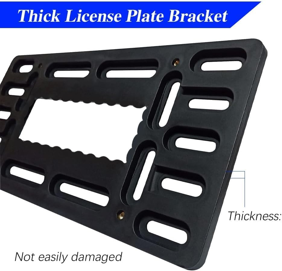 CHRYMUM License Plate Bracket Holder, No Drill Front Bracket...