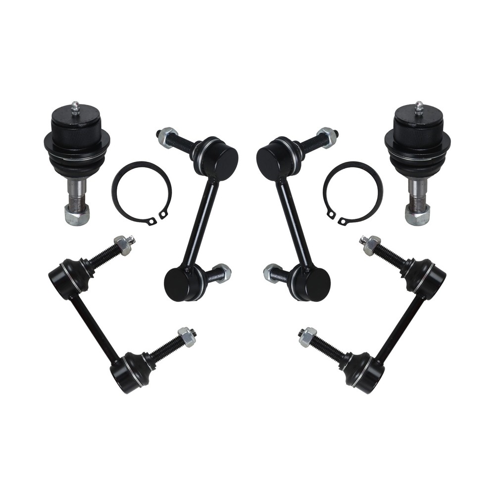 14Pcs Front Upper Lower Control Arms Kit for 2011 - 2015 Durango Grand Cherokee