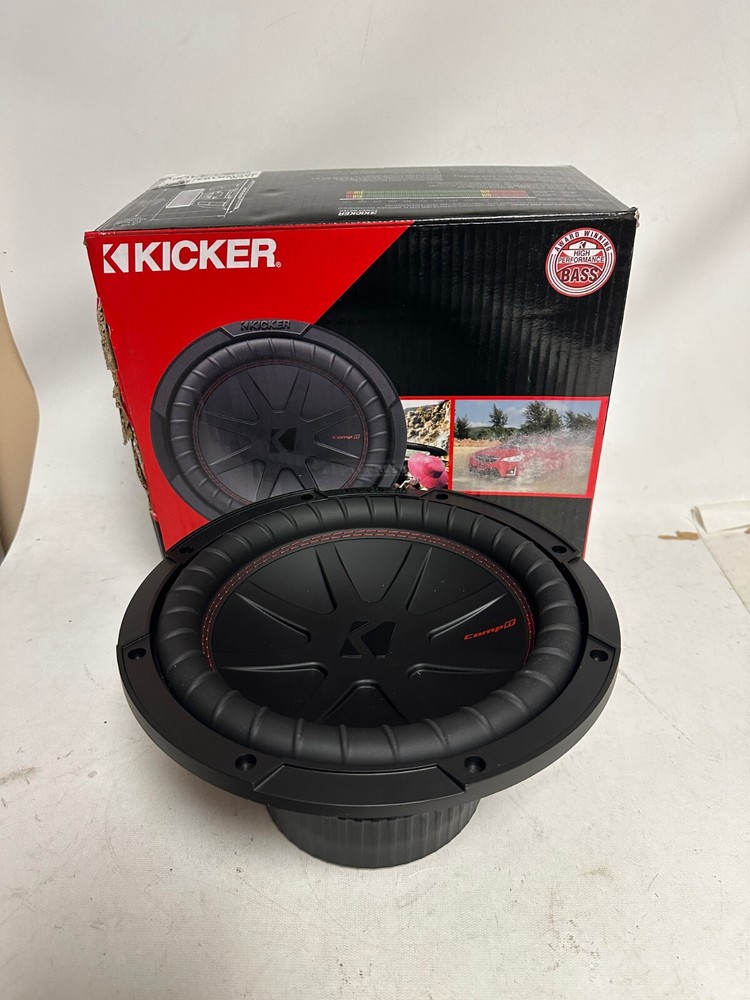 KICKER 48CWR104 CompR 10" Subwoofer, DVC, 4-ohm - EACH