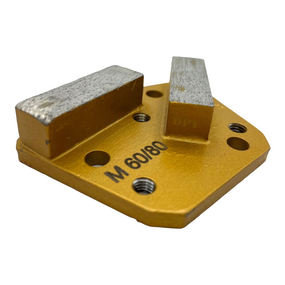 Bolt on Trapezoidal Diamond Grinding Tooling Concrete Floor Grinders Medium Bond