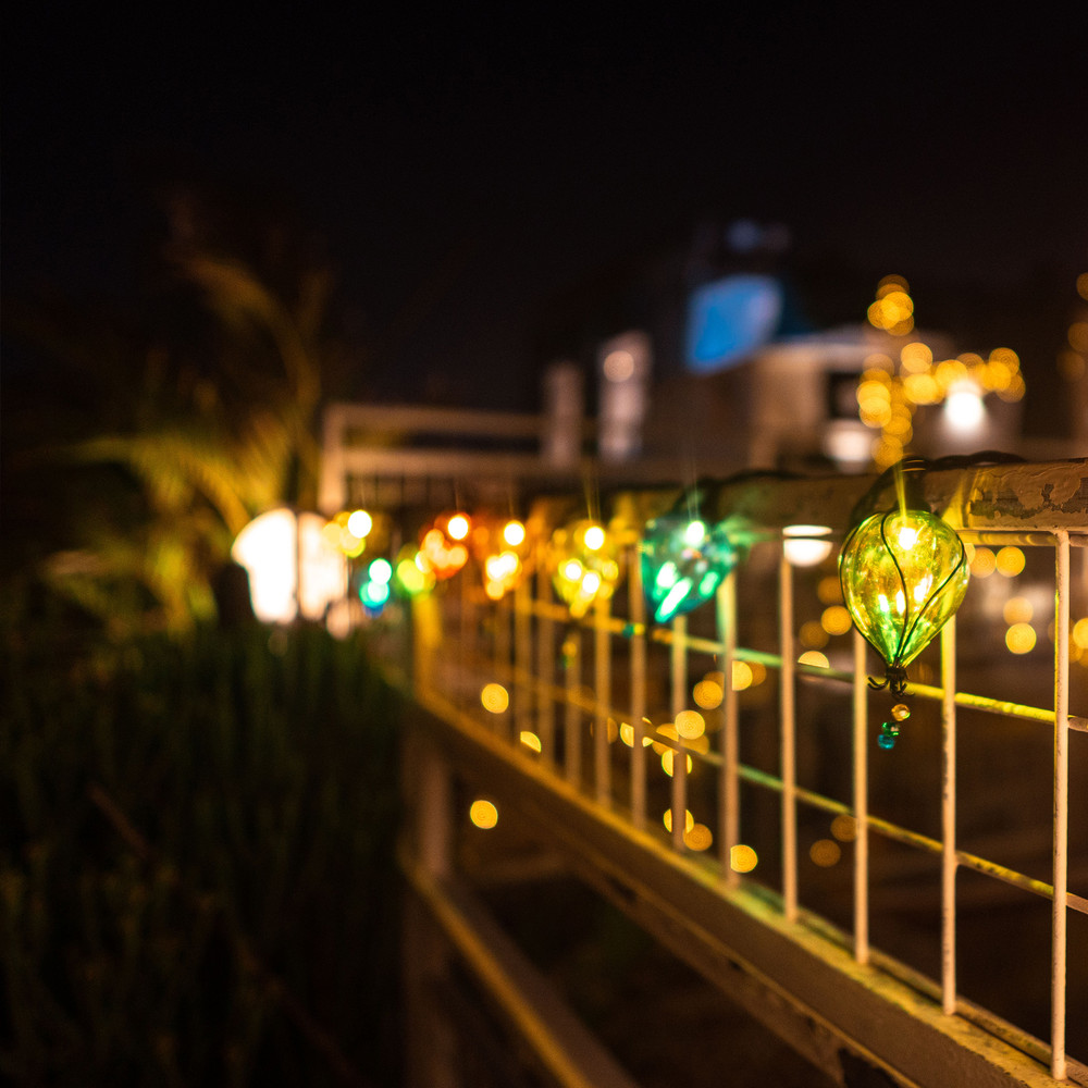 Multicolor Balloon Shape Tear Drop String Lights Shatterproof backyard 10-Count