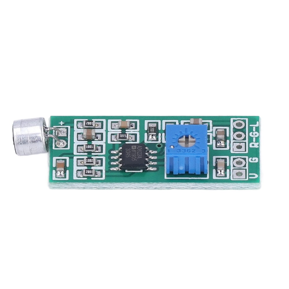 Microphone Pickup Module Dual Channel Output Adjustable Gain Amplifier Board For