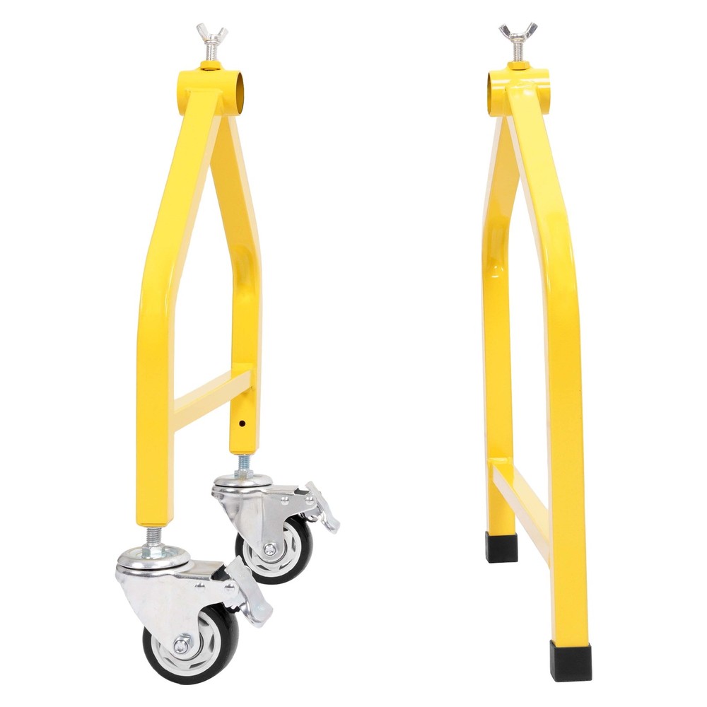 Universal Wire Spool Rack Holder on Wheel Dispenser Electrical Wire Pulling Rack