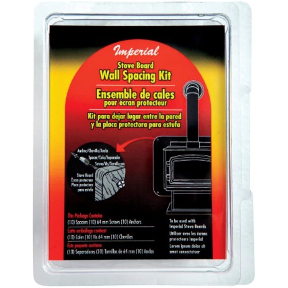 Imperial Manufacturing Wall Shield Spacing Kit, Assorted