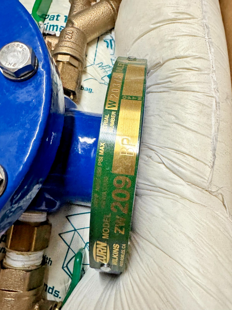 ZURN 112-ZW209BP Pressure Reducing Valve w/ Low Flow Bypass 1-1/2" Flanged (NIB)