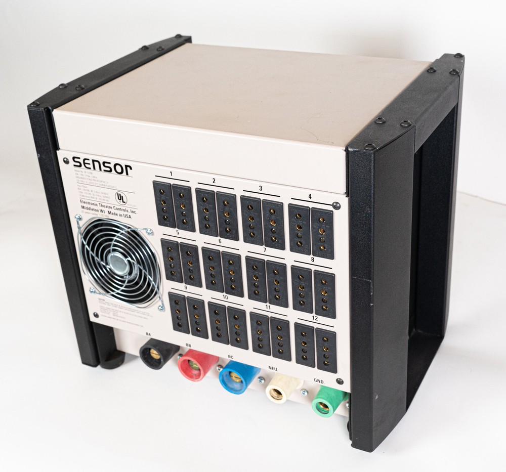 ETC SP 1220B Sensor Rack w/ 6 D20AF Dimmer Modules *No Electronic Control Module