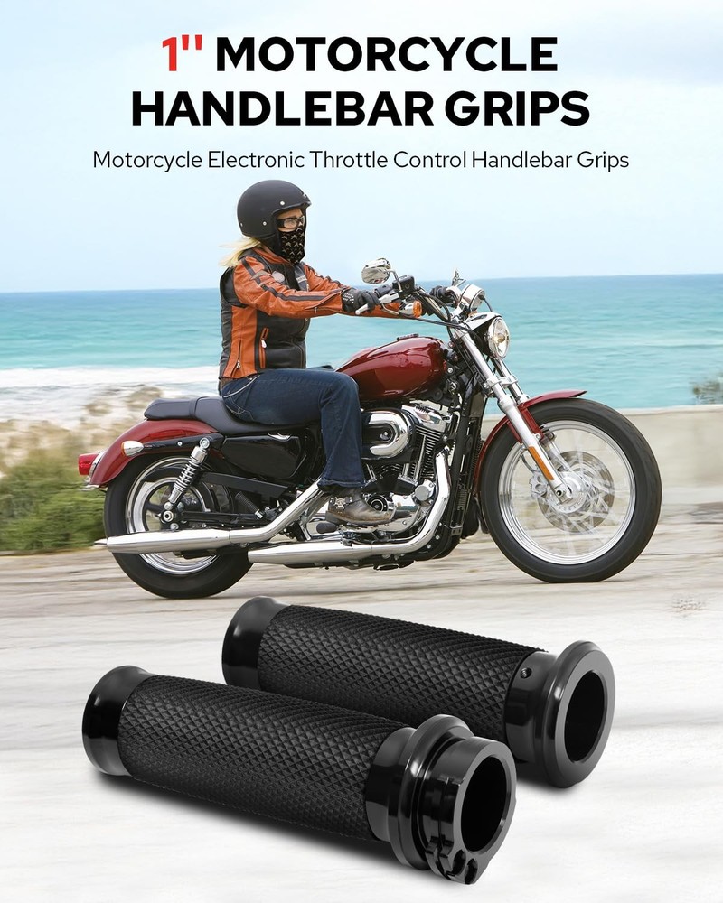 1inch Cable Throttle Handlebar Grips, Grips