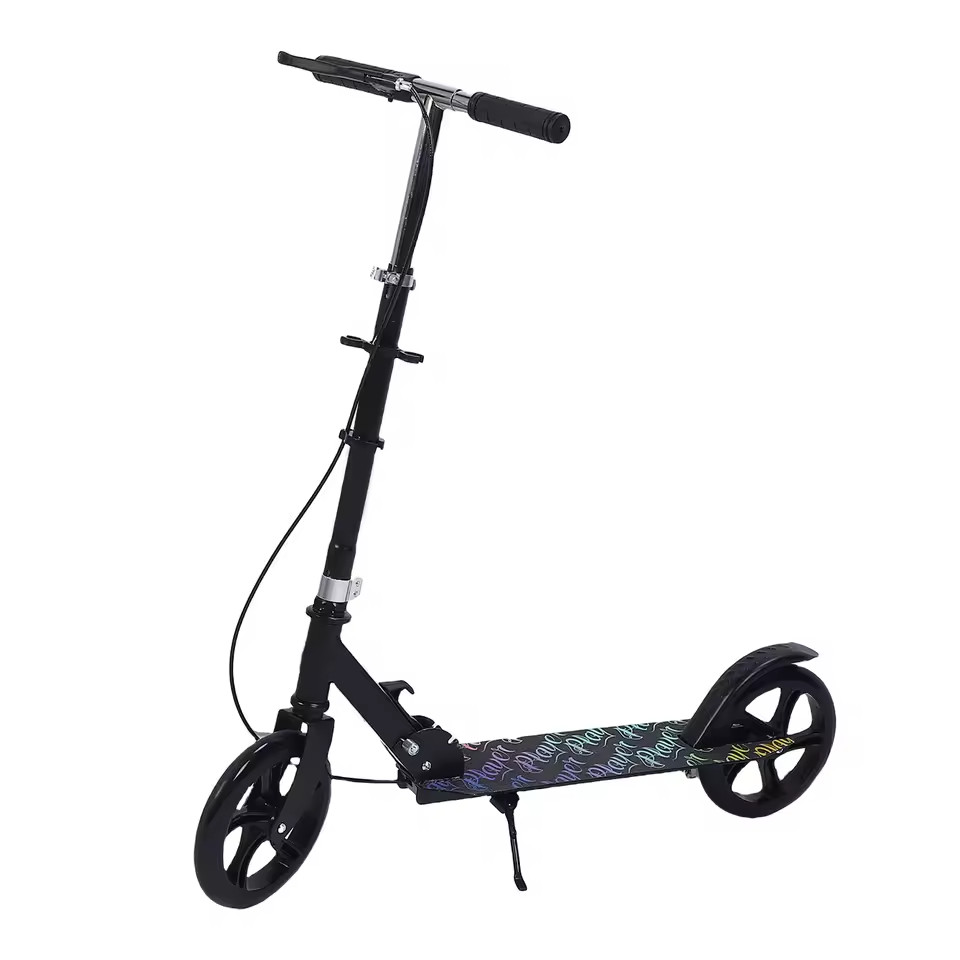 Scooter and Adults with Dual Brake System One Button Folding Adjustable Height