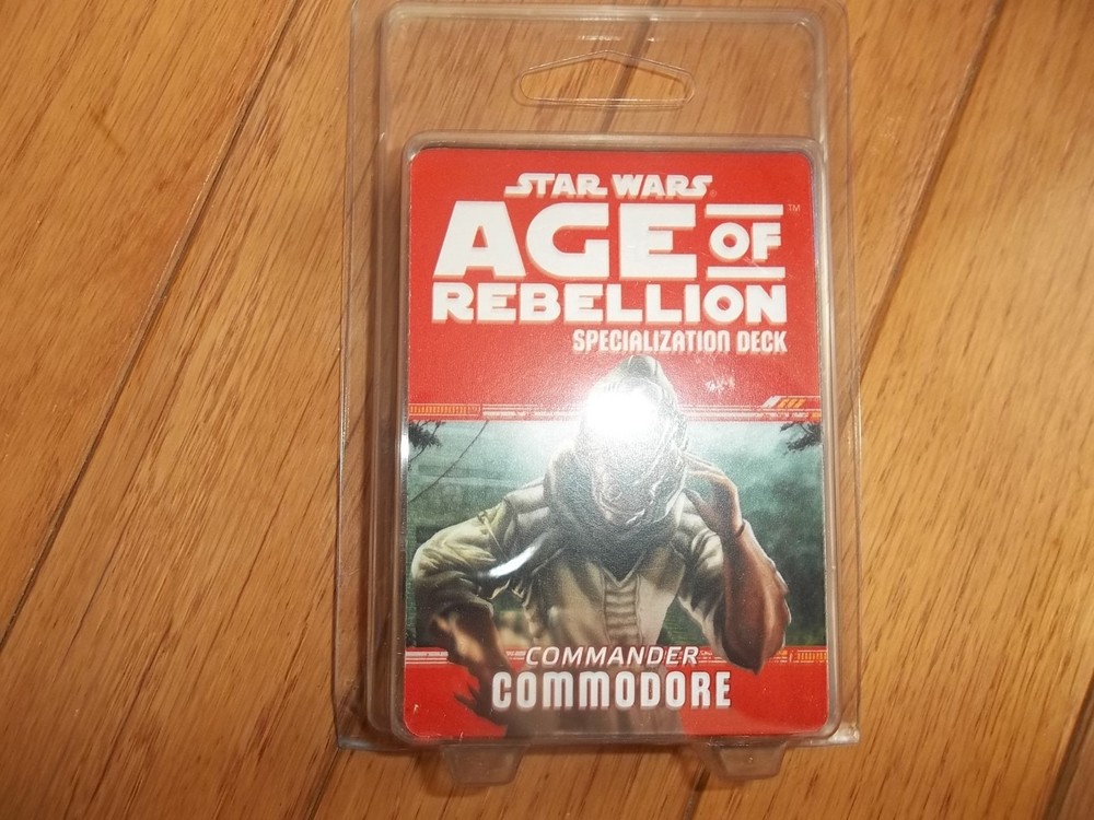 Fantasy Flight Star Wars Age of Rebellion Commander Specialization Deck Commodor
