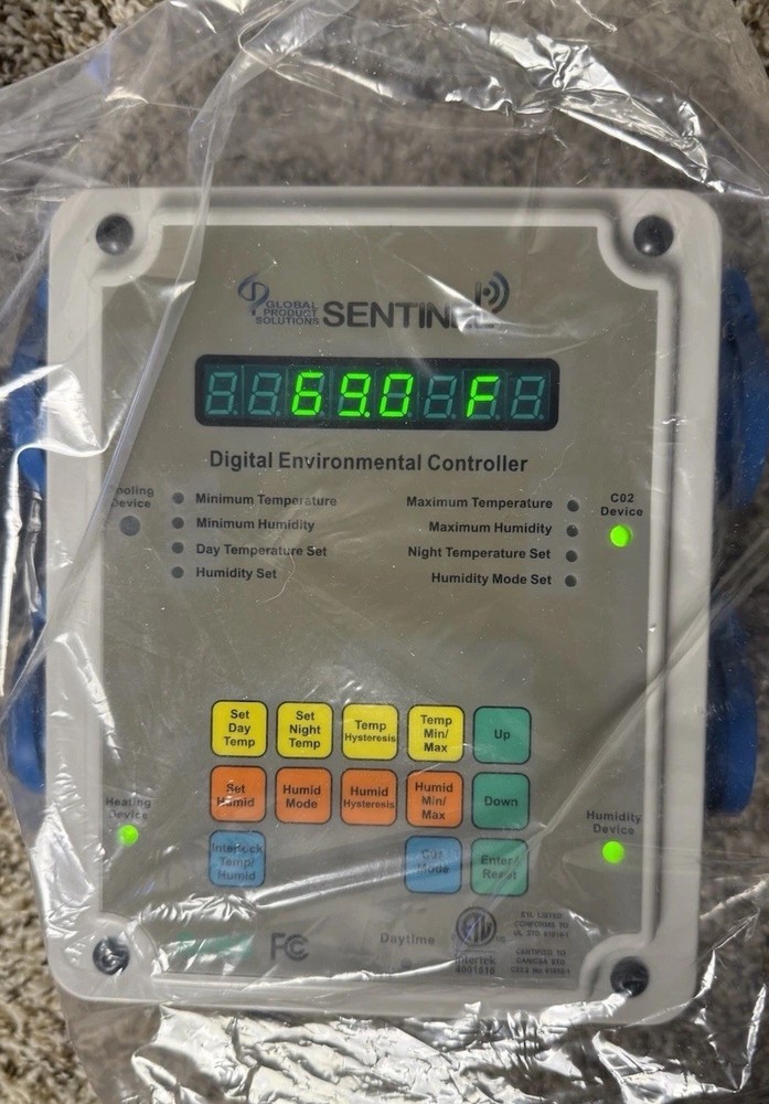 Sentinel DEC-4 Digital Environmental Controller – New, See Photos