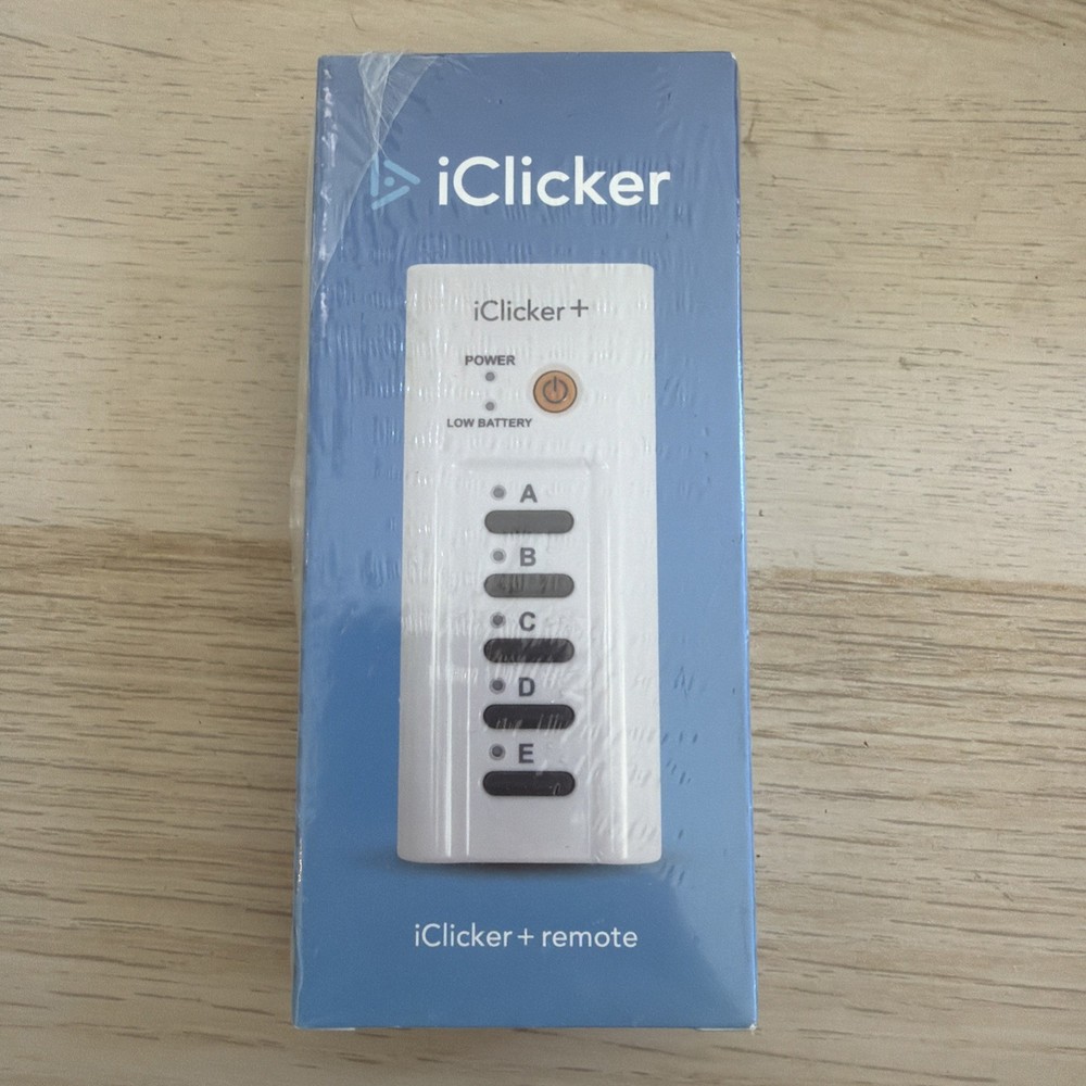 iClicker Plus + Model RLR15 Student Response Remote Control Untested
