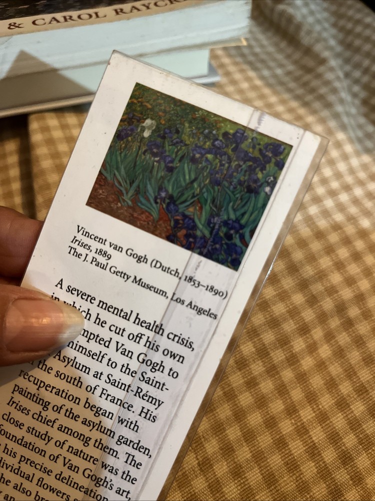NEW Vincent Van Gogh Irises Bookmark