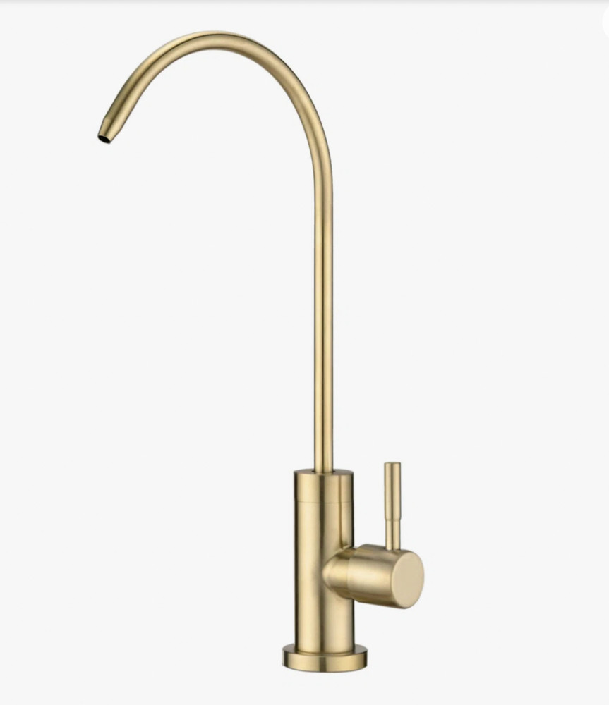 DM-001 Drinking Water Faucet Satin Gold RO Unit, Reverse Osmosis *NIB