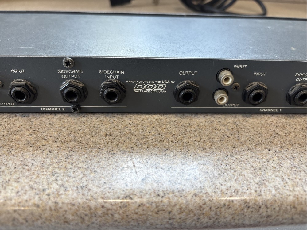 Rack Mount DOD 866 Series II 2 Channel Gated Compressor Limiter