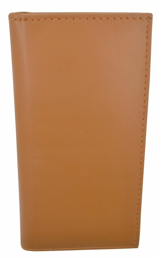 Basic Checkbook Cover TAN NEW