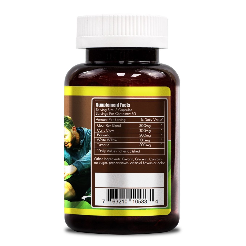 WooHoo Natural Gout Support 120 Capsules