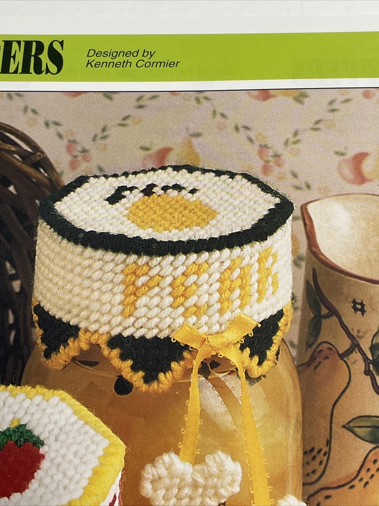 Annie's Attic Jar Toppers Plastic Canvas Pattern