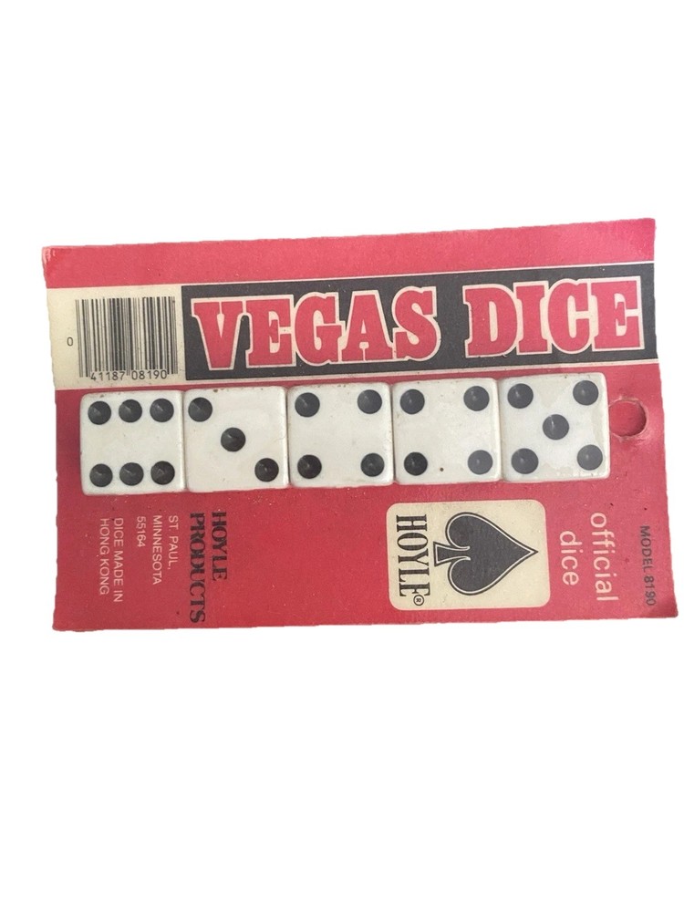 Vintage Unopened Authentic Vegas Dice.