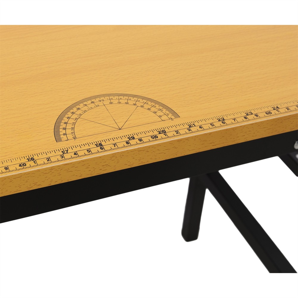 Foldable Work Table with Measuring Tape and Angle Finder Portable Tool Workbench