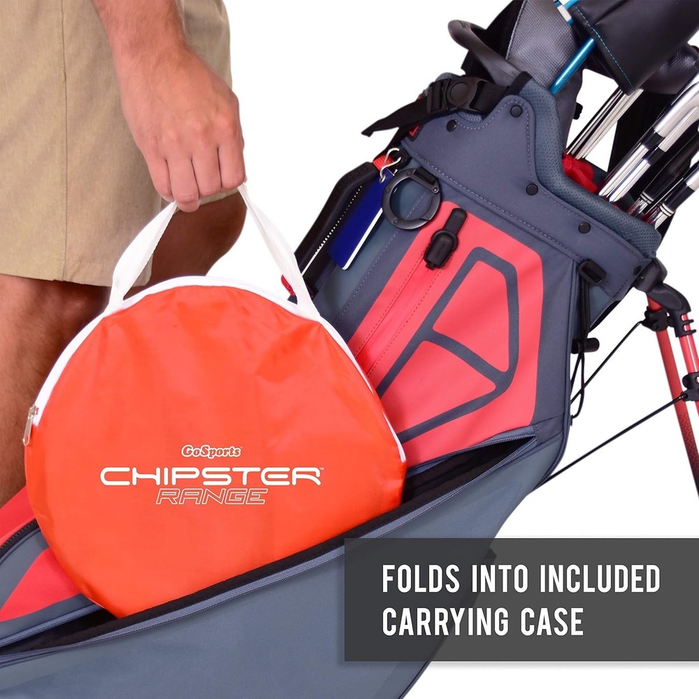 Chipster Pop-Up Golf Chipping Practice Net - Training Aid for Precision and D...