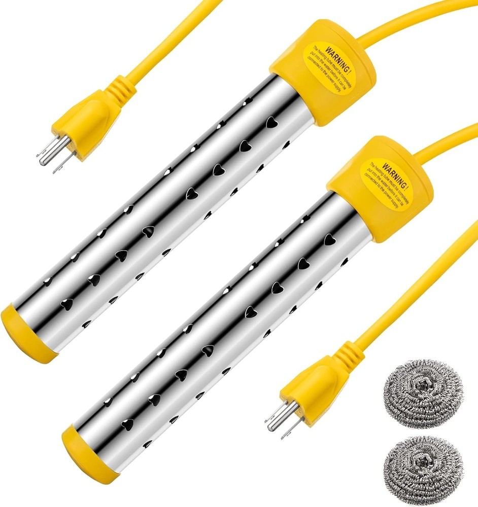 Portable Electric Submersible Pool Heater Set=