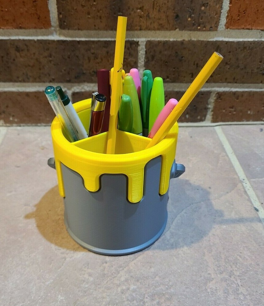 3D Printed Drippy Bucket Pencil Holder