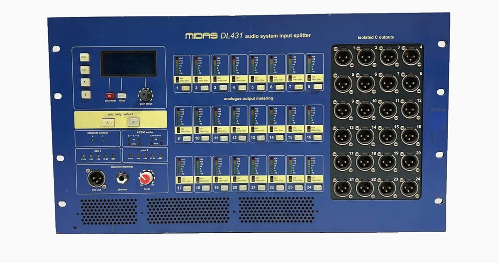 Midas Pro Series DL431 Input Splitter (One) TRUEHEARTSOUND