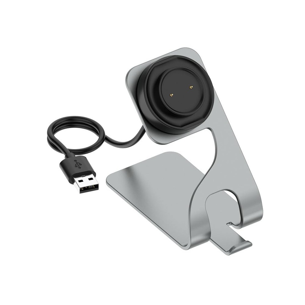 KETOPKIN USB Cable Charging Docks for Amazfit Active,Active Edge,Bip Gray