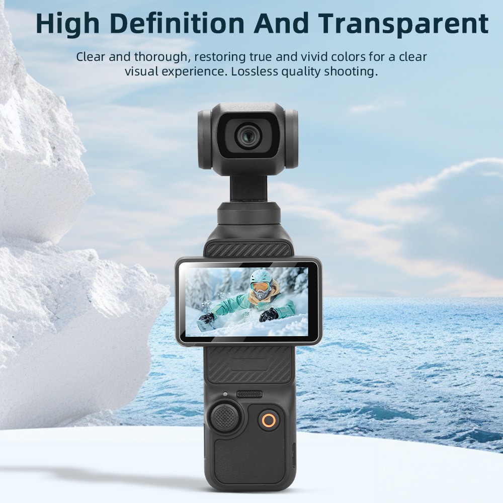 Camera Screen Quick Mount Tempered Film Kit Screen Protector For DJI Pocket 3