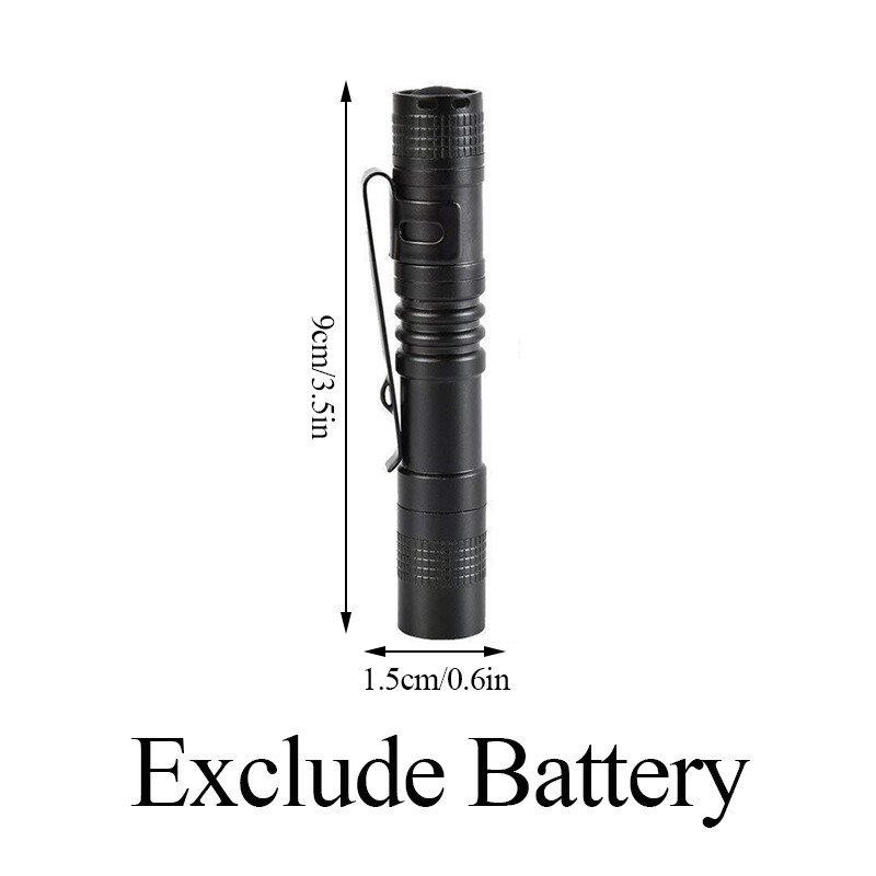 Super Bright Mini LED Torch Tiny Penlight Tactical Flashlight Micro Pen Lamp