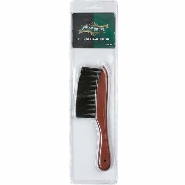 Under rail brush for pool / billiards table
