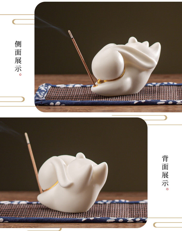 Creative Ceramic Incense Burner Ornaments Tea Pets Household Use Originality