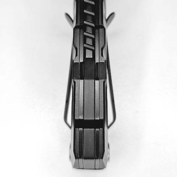 Dagueart Xiris Folding Dagger 4" False Edge Stainless Blade Aluminum Handle