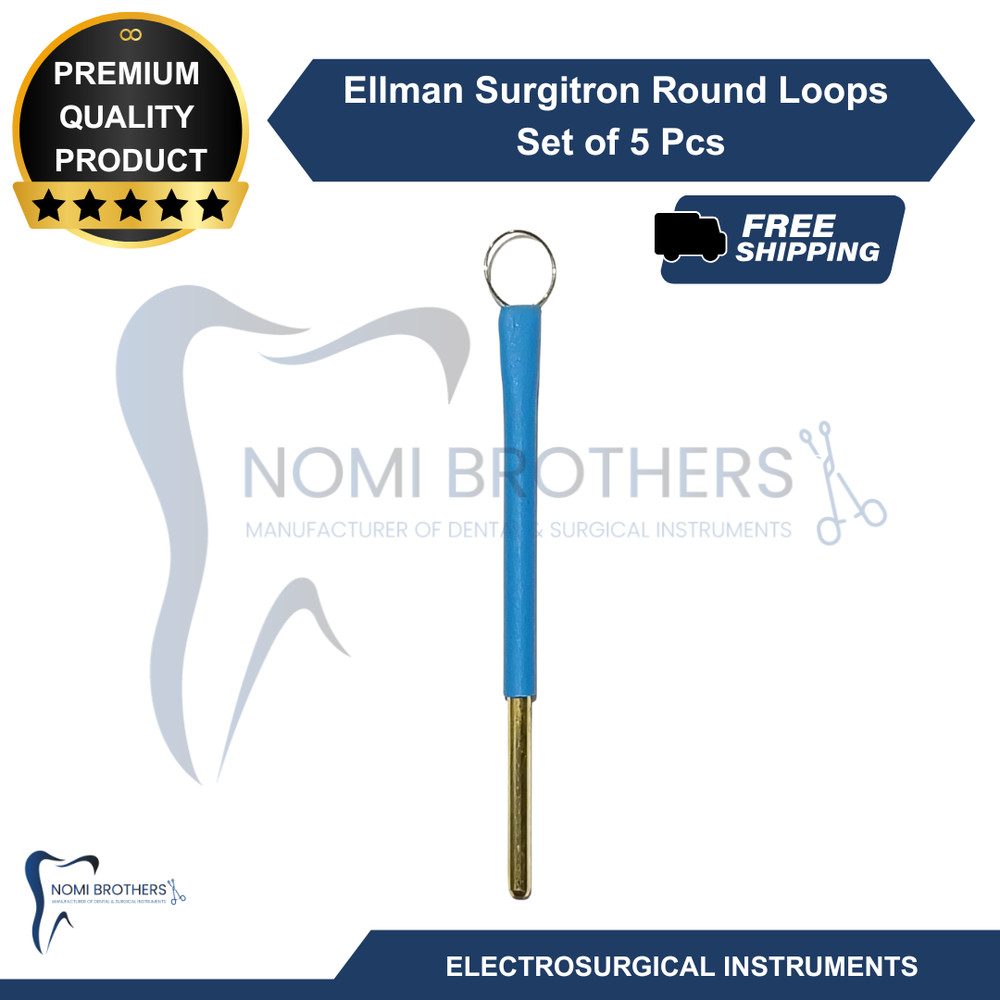 5Pc Loop Tip Set Blue Style Compatible Replacement Tips Dental Lab Kit