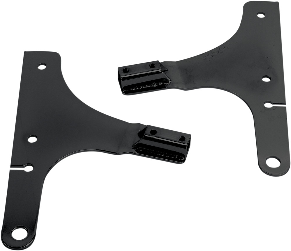 Drag Specialties 1504-0062 Sissy Bar Side Plates Black