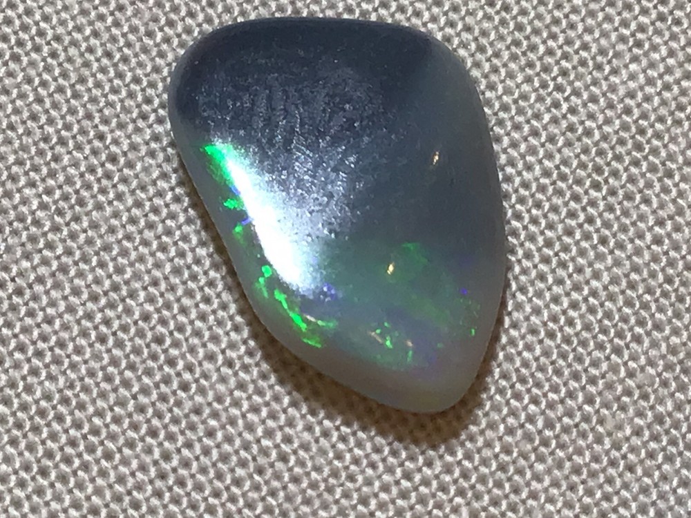 All Natural Solid Australian Black Opal, 2.20 carats