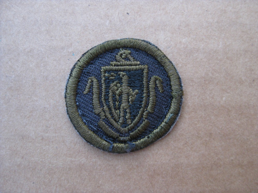 Original MASSACHUSETTS ENVIRONMENTAL POLICE SMALL COLLAR PATCH