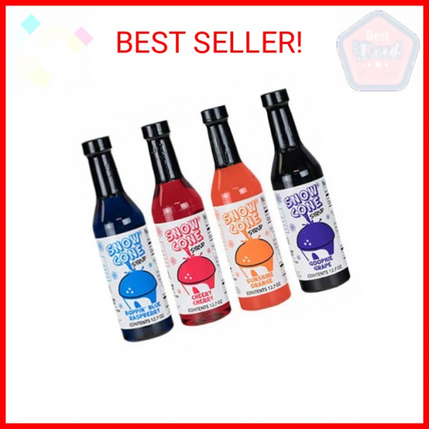 12.7oz Sno-Cone Syrups (4 Pack)