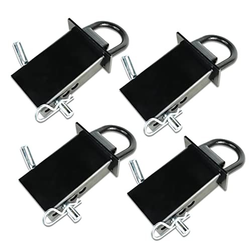 Heavy Duty Adjustable Trailer Stake Pocket D Ring, BS:16200 Lbs & 4 Adjustable
