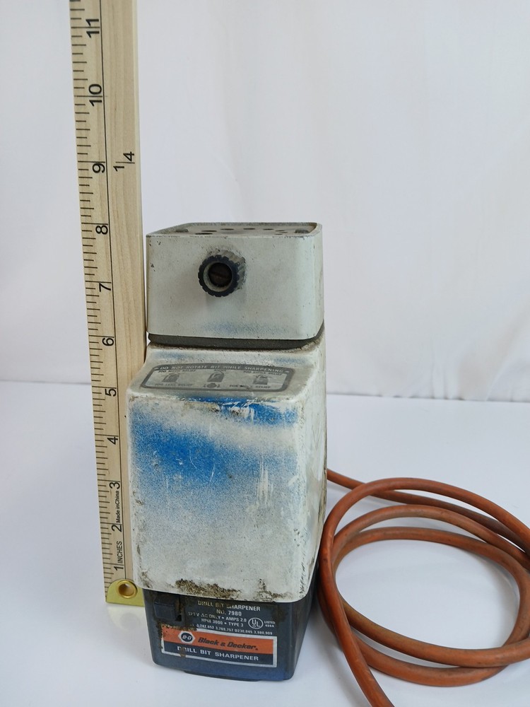 VINTAGE Black & Decker, No 7980, Drill Bit Sharpener