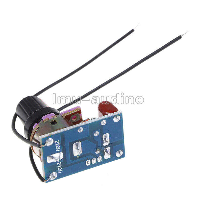 100W Dimmer Module with Switch Speed Regulation Module Components DIY Kit