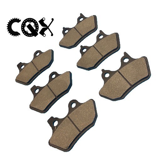 Front Rear Performance Brake Pads For Harley FLHT/FLHTi Electra Glide 2000-2007