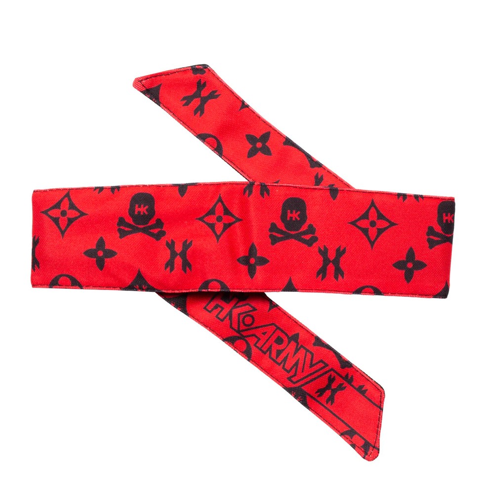 HK Army Headband - Monogram Red/Black