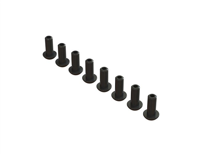 ARRMA Double Socket Button Head Screw M4x10mm (8) AR727410