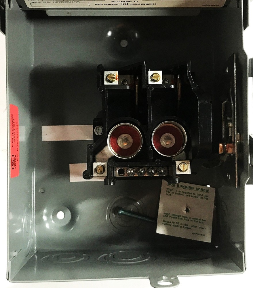 Square D General Duty Safety Switch D211NRB NOS