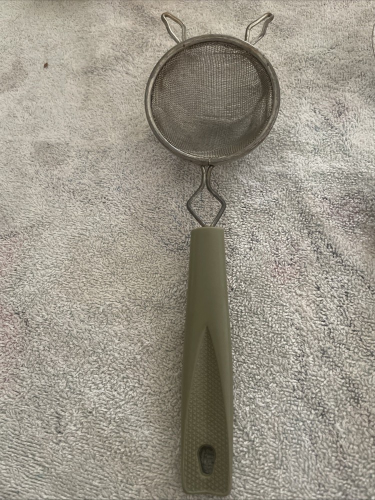 Vintage Kitchen Utensils sieves 1 hand mixer
