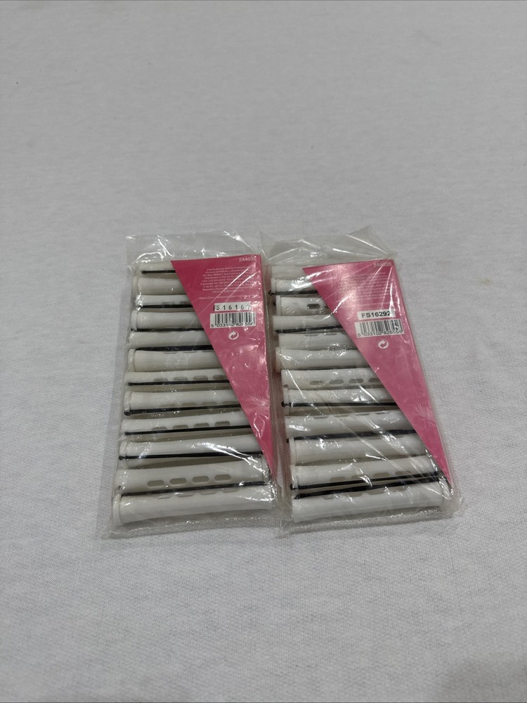 24 Salon Professional Perm Rods White