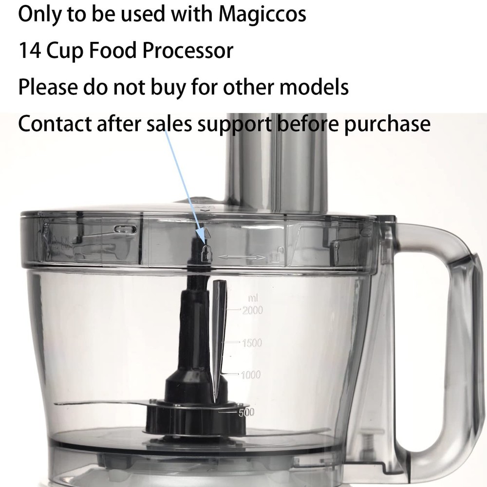 Magiccos Food Processor FP416A Drive Shaft, For Model 14_cup, draft